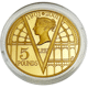 Pre-Owned 2001 UK Victorian Anniversary Crown Proof Gold Coin