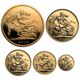 Pre-Owned 2010 UK Sovereign Proof Gold 5-Coin Collection
