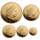 Pre-Owned 2010 UK Sovereign Proof Gold 5-Coin Collection