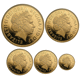 Pre-Owned 2011 UK Proof Sovereign Gold 5-Coin Collection