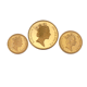 Pre-Owned 1993 UK Proof Sovereign Gold 3 Coin Collection