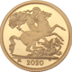 Pre-Owned 2020 UK Half Sovereign Proof Gold Coin