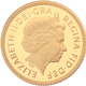 Pre-Owned 2019 UK Quarter Sovereign Proof Gold Coin