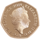Pre-Owned 2019 UK The Gruffalo 50p Proof Gold Coin