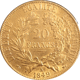 Pre-Owned 1849 Second Republic French 20 Franc 'Ceres' Gold Coin