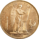 Pre-Owned 1900 French Standing Angel 100 Franc Gold Coin