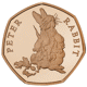 Pre-Owned 2018 UK Peter Rabbit 50p Proof Gold Coin and Book Gift Box