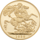 Pre-Owned 1988 UK £2 Double Sovereign Gold Proof Design Coin