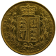 Pre-Owned - 1855 London Mint Victorian 'Shield' Full Sovereign Gold Coin