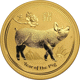 Pre-Owned 2019 Australian Lunar Pig 1oz Gold Coin