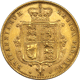 Pre-Owned 1872 DN.318 Victorian 'Shield' Half Sovereign Gold Coin
