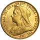 Pre-Owned Victorian Veiled Head Full Sovereign Coin - Mixed Dates