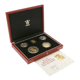 Pre-Owned 1992 UK Sovereign Proof Gold 4-Coin Collection