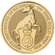 Pre-Owned 2021 UK Queen's Beasts The White Greyhound of Richmond 1oz Gold Coin