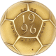 Pre-Owned UK 1996 Celebration of Football £2 Proof Design Gold Coin