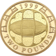 Pre-Owned 1999 UK Rugby World Cup Proof Double Sovereign Gold Coin
