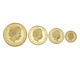 Pre-Owned 2002 UK Britannia Proof Gold 4-Coin Set