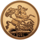 Pre-Owned 2021 UK Full Sovereign Proof Gold Coin