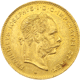Pre-Owned 1892 Austrian 4 Florin 10 Franc Gold Coin
