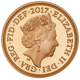Pre-Owned UK 2017 Proof Piedfort Full Sovereign Gold Coin - Missing Outer Box