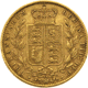 Pre-Owned 1873 London Mint DN.11 Victorian 'Shield' Full Sovereign Gold Coin