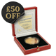 Pre-Owned 2000 UK Millennium £5 Crown Proof Gold Coin