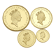 Pre-Owned UK 1992 Britannia Proof Gold 4-Coin Set