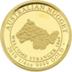 Pre-Owned 2019 Australian 150th Anniversary Welcome Stranger Nugget 1/4oz Proof Gold Coin