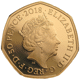 Pre-Owned 2018 UK 'Paddington at the Station' Proof Gold 50p Coin