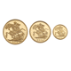 Pre-Owned 2014 UK Standard Proof Gold Sovereign 3-Coin Set - Missing Outer Sleeve