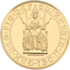 Pre-Owned 1989 UK 500th Anniversary Double Sovereign Proof Gold Coin