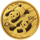 Pre-Owned Chinese Panda 8g Gold Coin - Mixed Dates