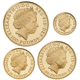 Pre-Owned 2001 UK Britannia Proof Gold 4-Coin Collection