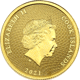 Pre-Owned 2021 Cook Islands Bounty 1/10oz Gold Coin
