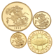 Pre-Owned 1999 UK Sovereign Proof Gold 4-Coin Collection