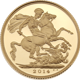 Pre-Owned 2014 UK Full Sovereign Proof Gold Coin - Missing Outer Box