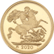 Pre-Owned 2020 UK Full Sovereign Gold Proof Coin - Missing Outer Box
