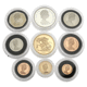 Pre-Owned 1981 UK Commemorative Proof Gold and Silver 9-Coin Collection