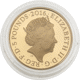 Pre-Owned 2016 UK Queen Elizabeth II's 90th Birthday £5 Proof Gold Coin