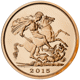 Pre-Owned 2015 UK Quintuple Sovereign Brilliant Uncirculated Gold Coin