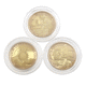 Pre-Owned 2018 - 2020 UK 250th Anniversary of Captain James Cook £2 Gold Proof 3-Coin Set