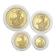 Pre-Owned 1996 UK Britannia Gold Proof 4-Coin Set