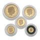 Pre-Owned UK 2010 Gold Proof Sovereign 5-Coin Set - Missing Outer Box