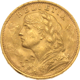Pre-Owned 1927 Swiss 20 Franc Helvetia Gold Coin