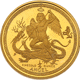 Pre-Owned Isle of Man 1989 Angel 1/4oz Proof Design Gold Coin