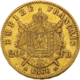 Pre-Owned 1866 Napoleon III French 20 Franc Gold Coin