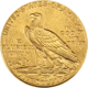 Pre-Owned 1910 USA 'Indian Head' Half Eagle $5 Gold Coin - Certificated