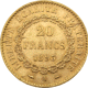 Pre-Owned 1893 French 20 Franc Lucky Angel Gold Coin