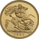 Pre-Owned 1980 UK Half Sovereign Proof Gold Coin