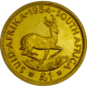 Pre-Owned 1954 Elizabeth II South African £1 Gold Coin